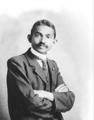 Portrait of Mohandas Karamchand Gandhi - Father of the Nation