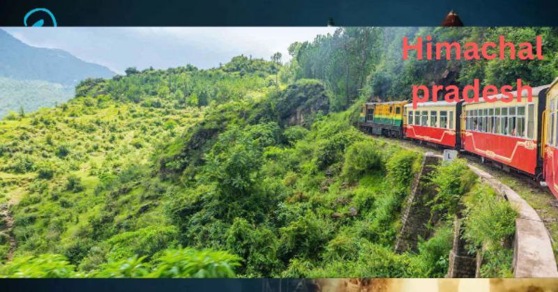 Himachal Pradesh "A breathtaking view of the scenic landscapes in Devbhoomi Himachal Pradesh, with majestic mountains and lush greenery."